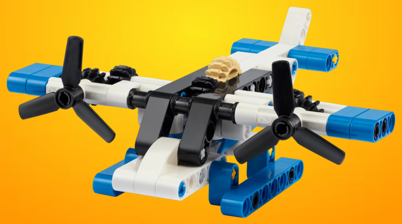 LEGO Technic 30736 Weißes Wasserflugzeug