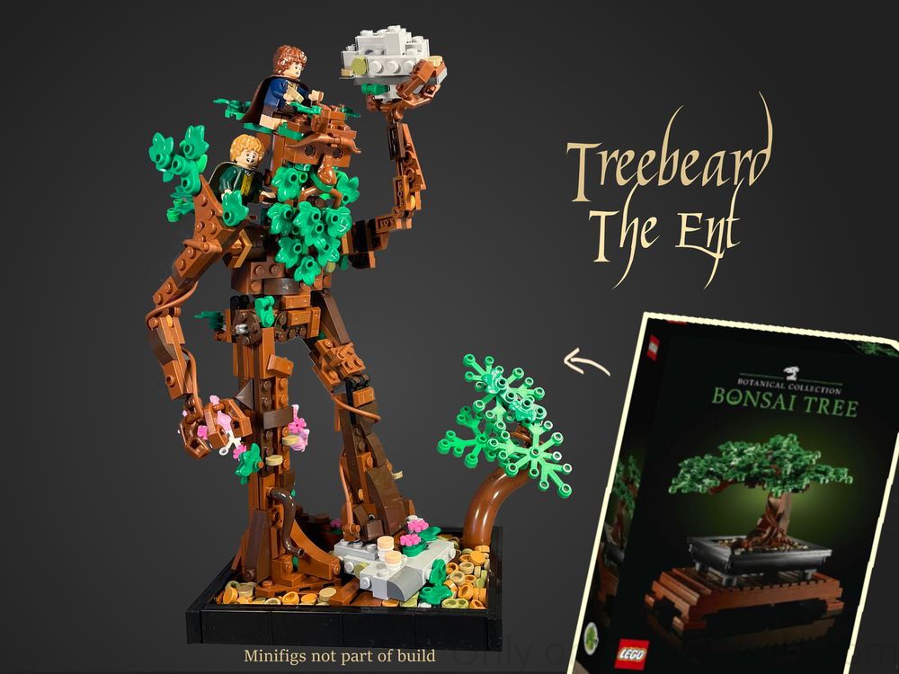 Rebrickable Vanestream Treebeard LEGO Botanicals 10281 Bonsai-Baum alternativer Aufbau