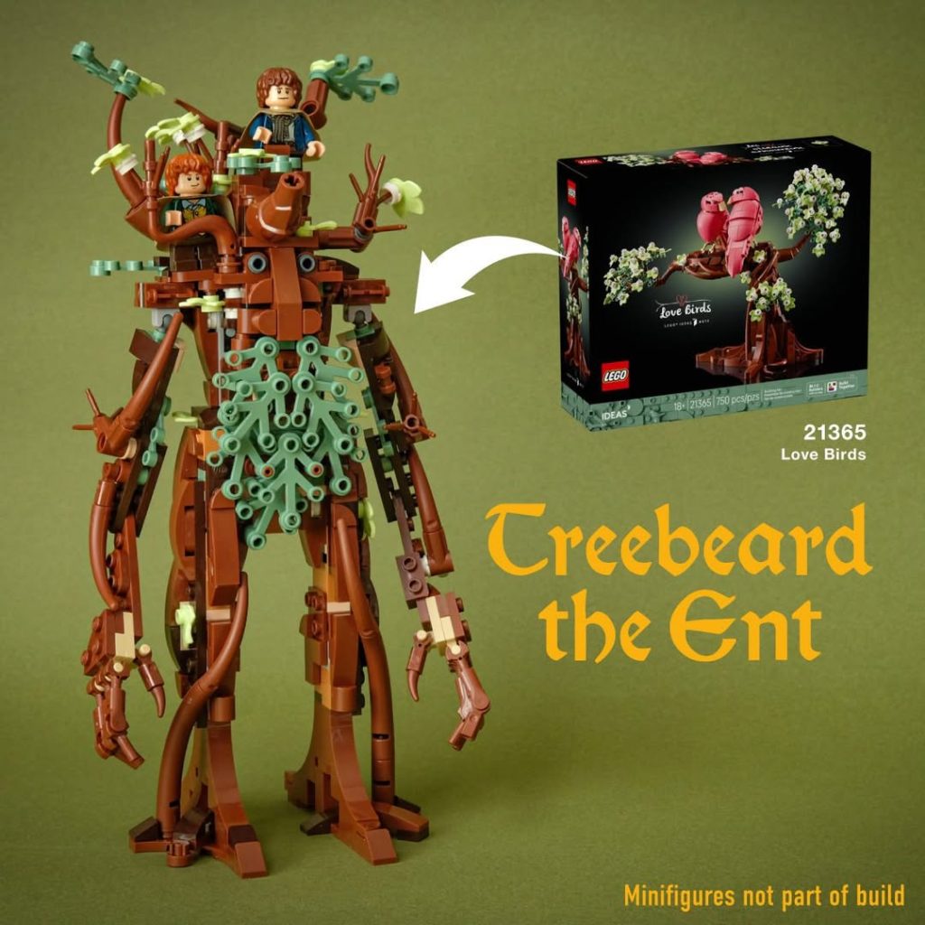 Rebrickable terauma Treebeard LEGO Ideas 21365 Love Birds alternative Version 8 1024x1024