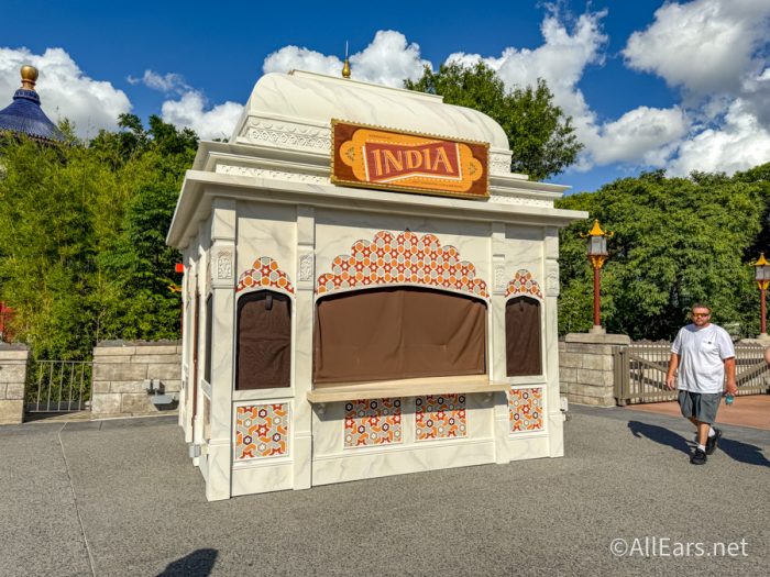 Epcot India Food Stand – alle Ohren offen