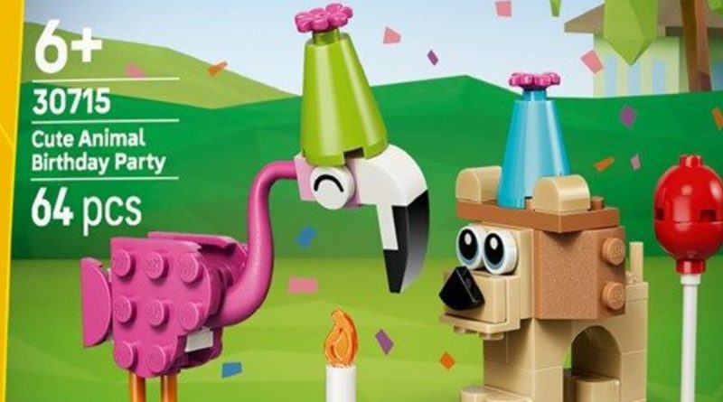 LEGO 30715 Niedliche Tiergeburtstagsparty im Fokus