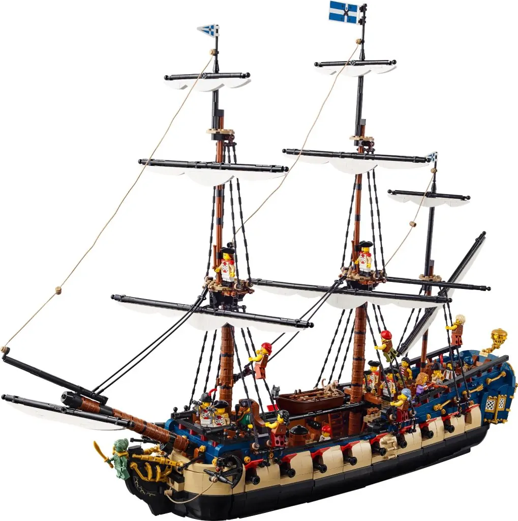 LEGO BrickLink Serie 7 Privateer Fregatte Fortuna, finales Design 1, 1019x1024