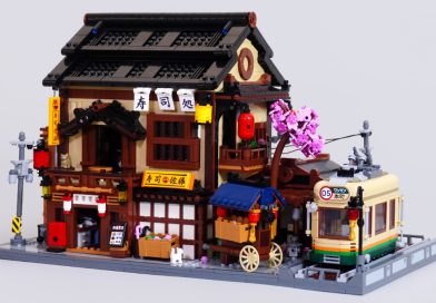Prova pratica: il ristorante di sushi della serie BrickLink 7 sembra LEGO dello Studio Ghibli