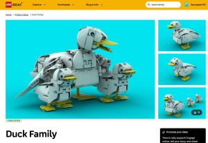 Entenfamilie-LegoIdeas-Vorlage