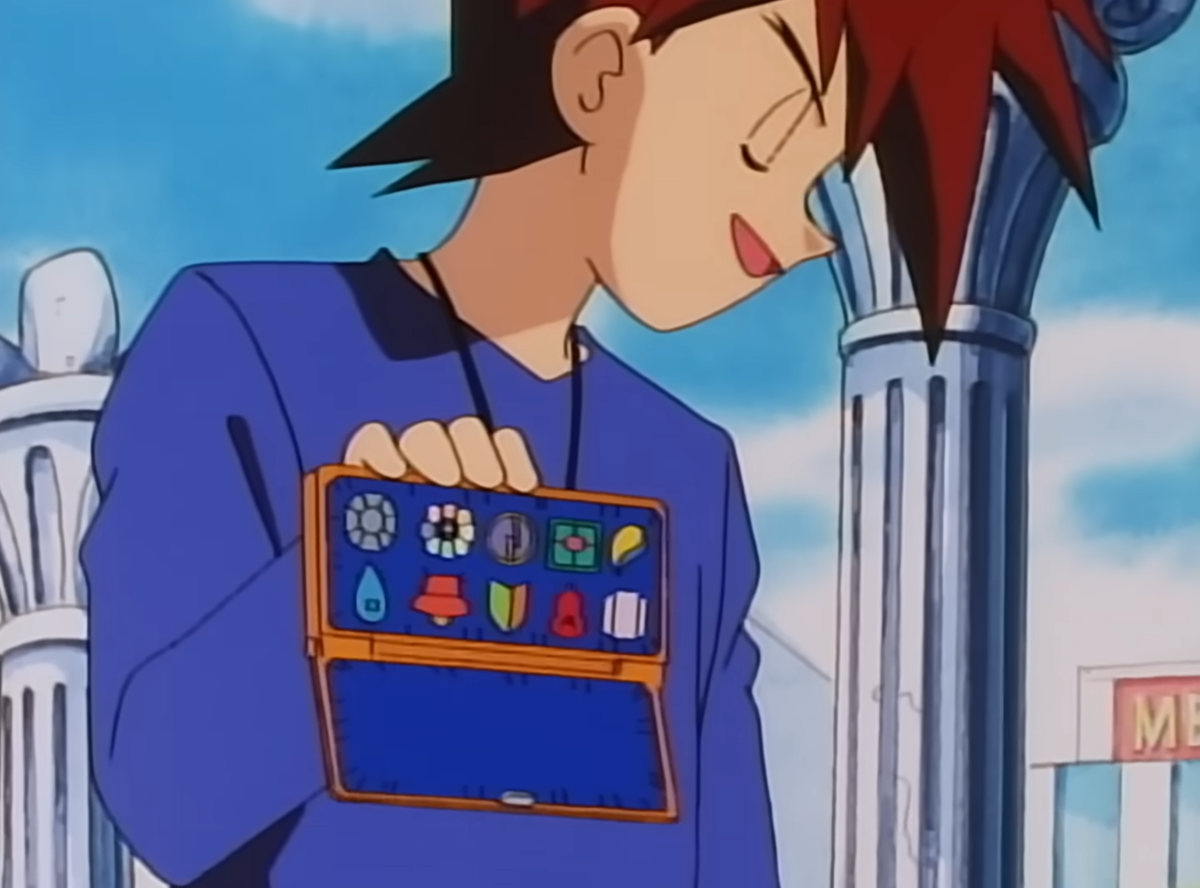 Gary Oak Pokémon-Arenaabzeichen-Etui 1200x888