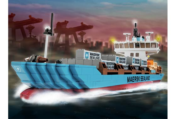 LEGO 10152 Maersk Line Containerschiff
