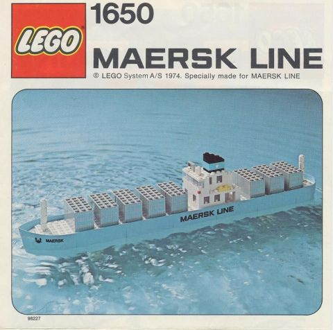 LEGO 1650 Maersk Line Containerschiff