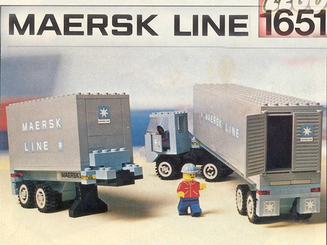 LEGO 1651 Maersk Line Container-LKW