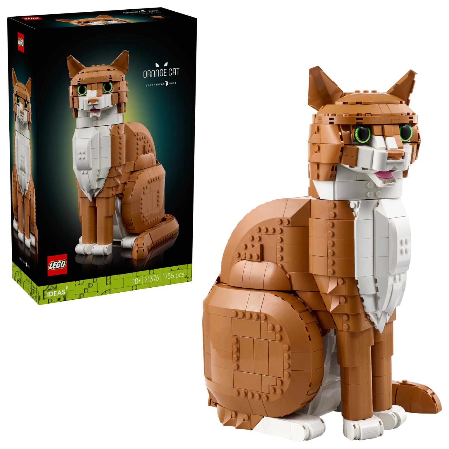 LEGO Ideas 21376 Orange Cat officially unveiled