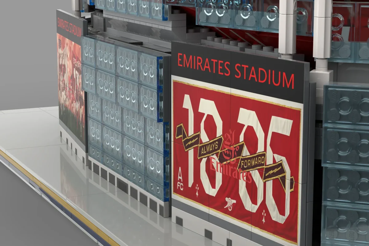 LEGO Ideas Emirates Stadium Arsenal FC 5 1200x800