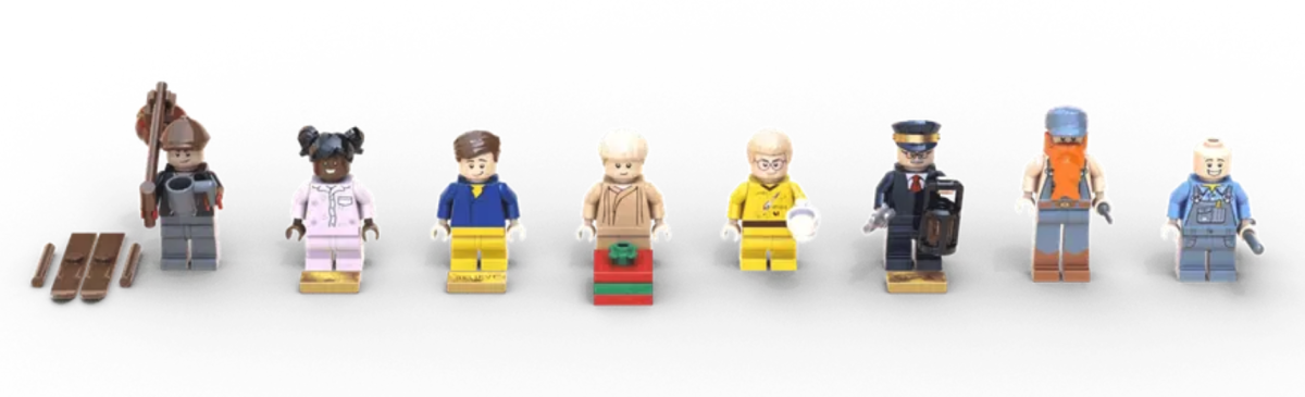 LEGO Ideas Die Polar Express Minifiguren 1200x365