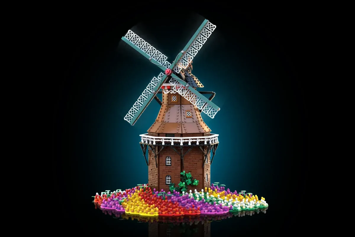 LEGO Ideas Windmühle im Tulpenfeld 1200x800