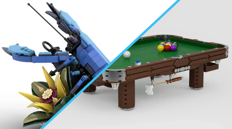 Billiards and sea creatures join LEGO Ideas 2026 review