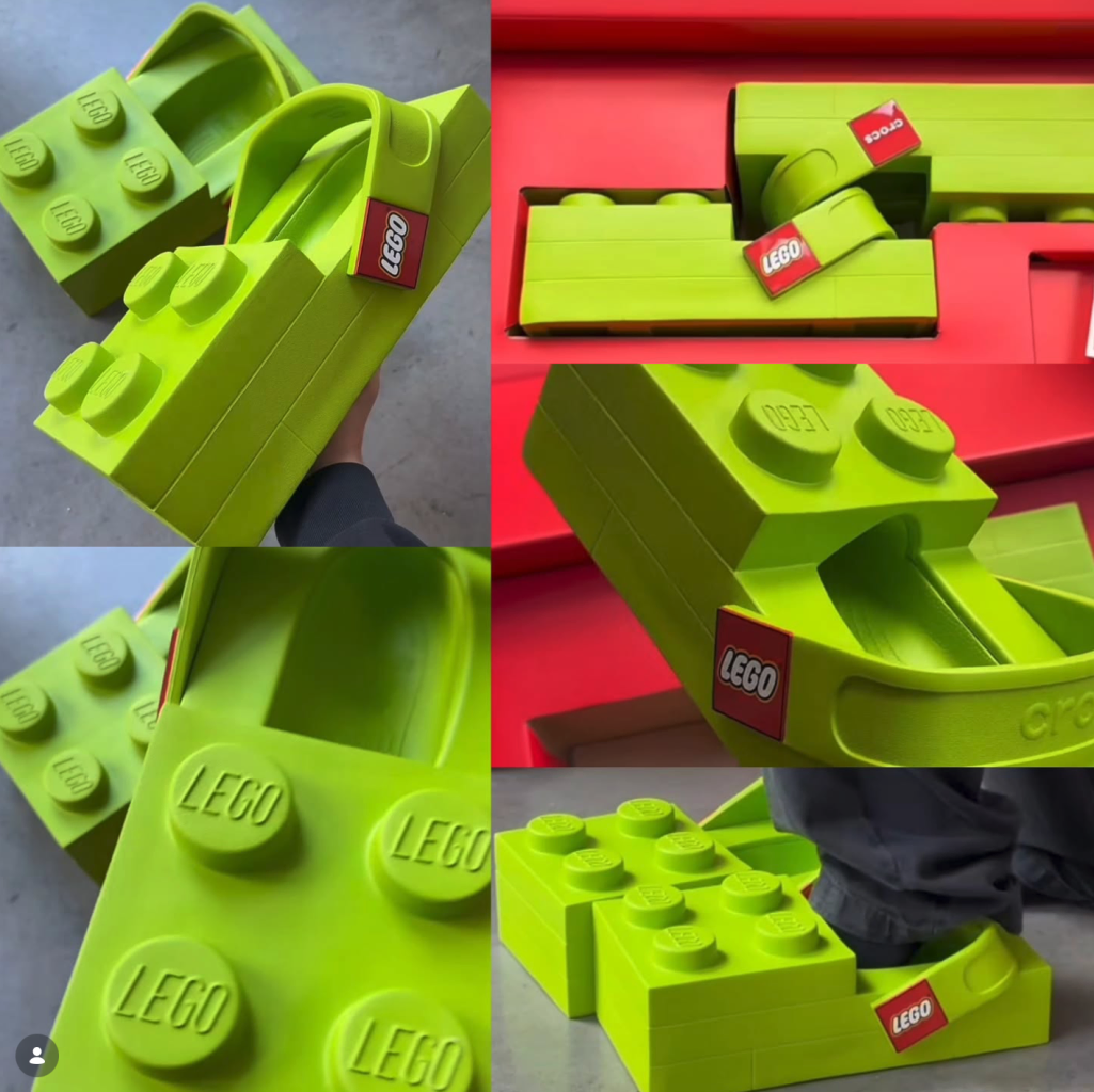 LEGO x Crocs grüner Brick Clog 1025x1024
