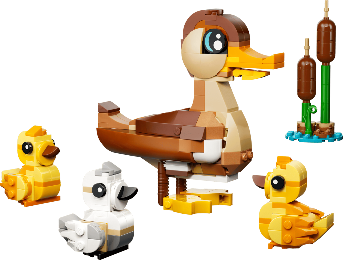 LEGO 40885 Entenfamilie, Inhalt 1200x909