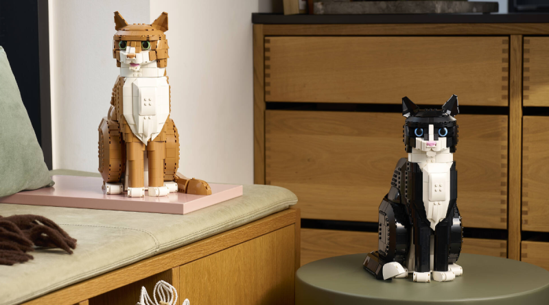 LEGO Ideas 21376 Orange Katze 21349 Tuxedo Katze Lifestyle vorgestellt