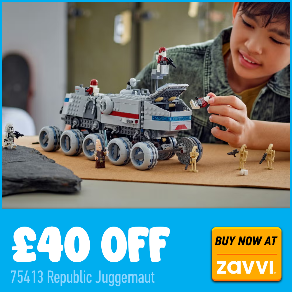 LEGO Star Wars 75413 Republic Juggernaut 40 % Rabatt mit Zavvi-Karte