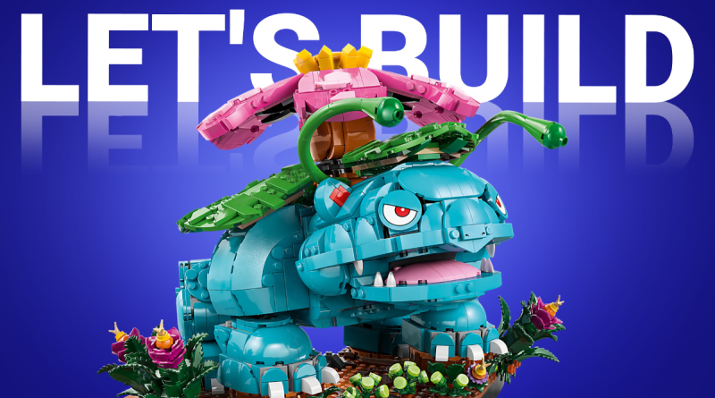 La mejor manera de construir parte del set más grande de LEGO Pokémon