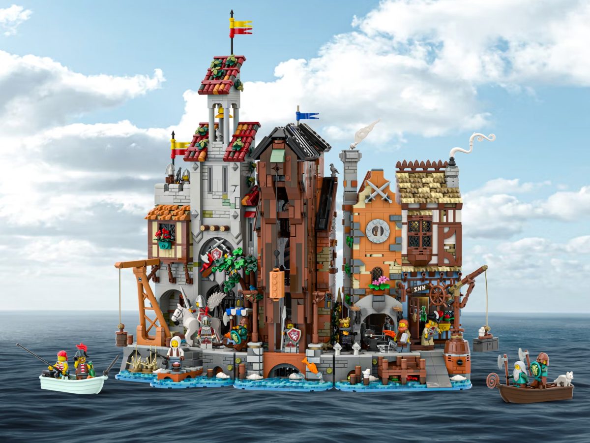 mittelalterlicher Stadthafen Mac Bricklink Serie 10 1200x900