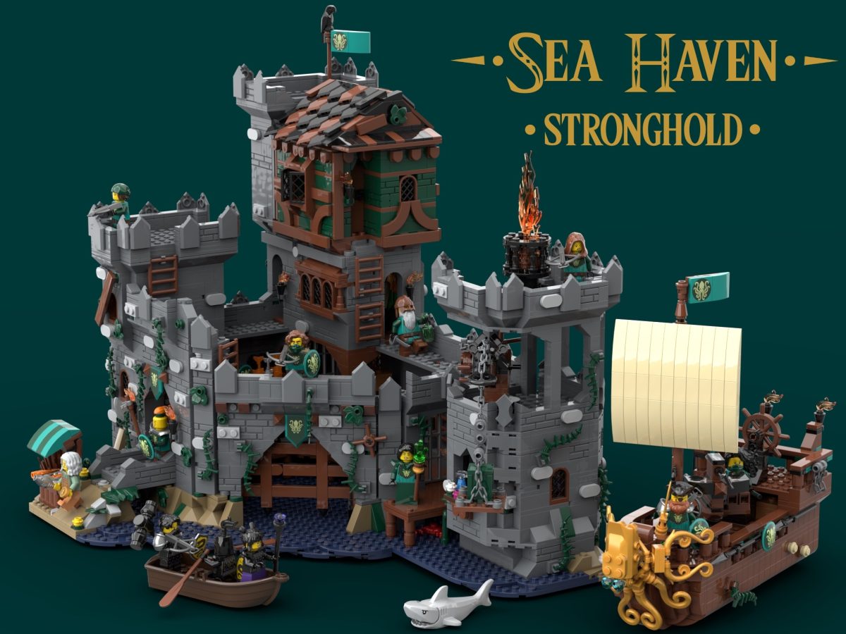 Sea Haven Stronghold Zaerik Bricklink Serie 10 1200x900
