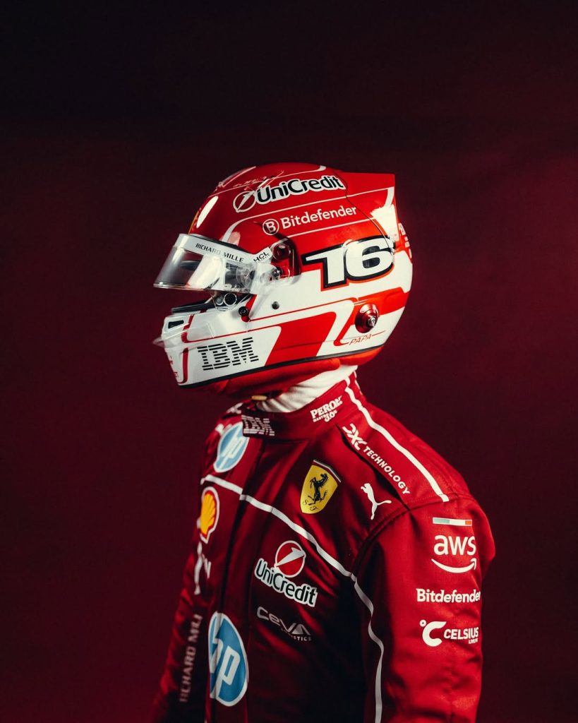 Charles Leclerc on Instagram Leclerc Helmet 3 819x1024