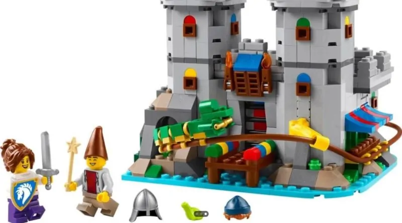 LEGO 40952 LEGOLAND Castle in primo piano