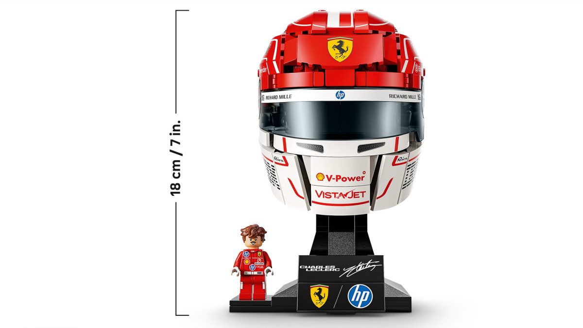 LEGO Editions 43014 Scuderia Ferrari HP Charles Leclerc Helmet 9 1200x675