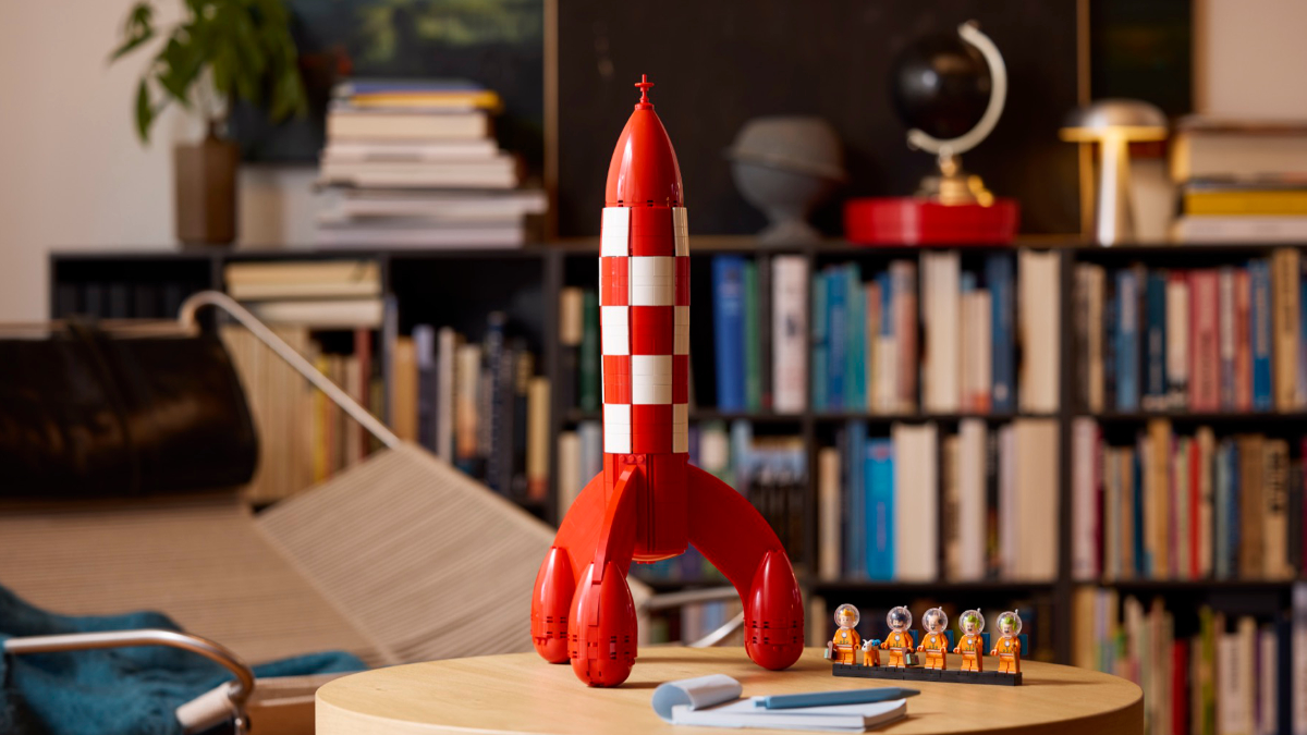 LEGO Ideas 21367 Tintin Moon Rocket featured