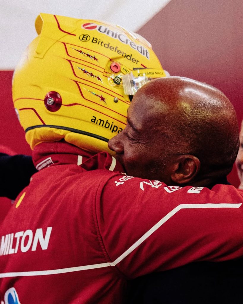 Lewis Hamilton on Instagram Hamilton Ferrari Helmet 4 819x1024