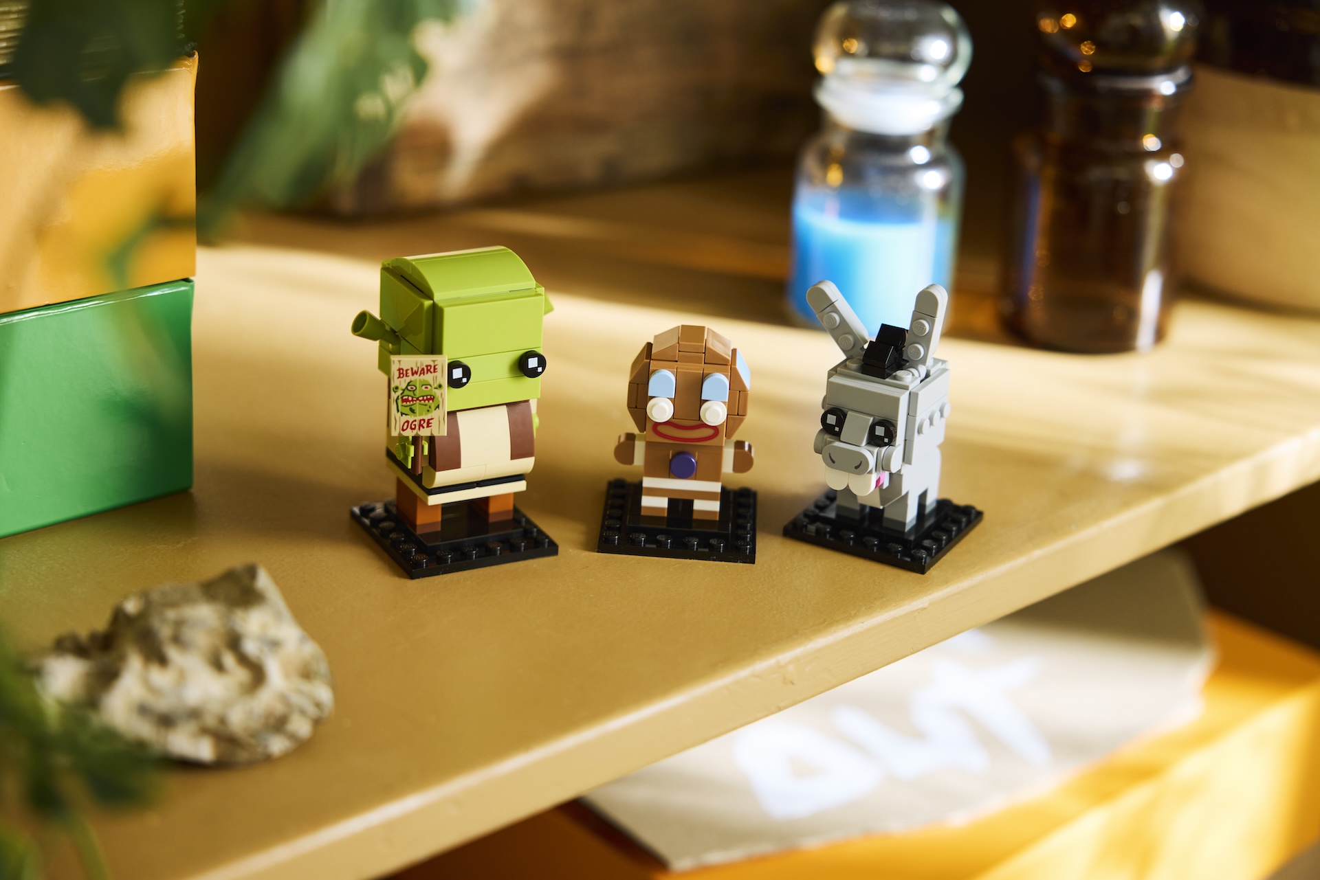 LEGO BrickHeadz 40923 Shrek, Donkey & Gingy-12