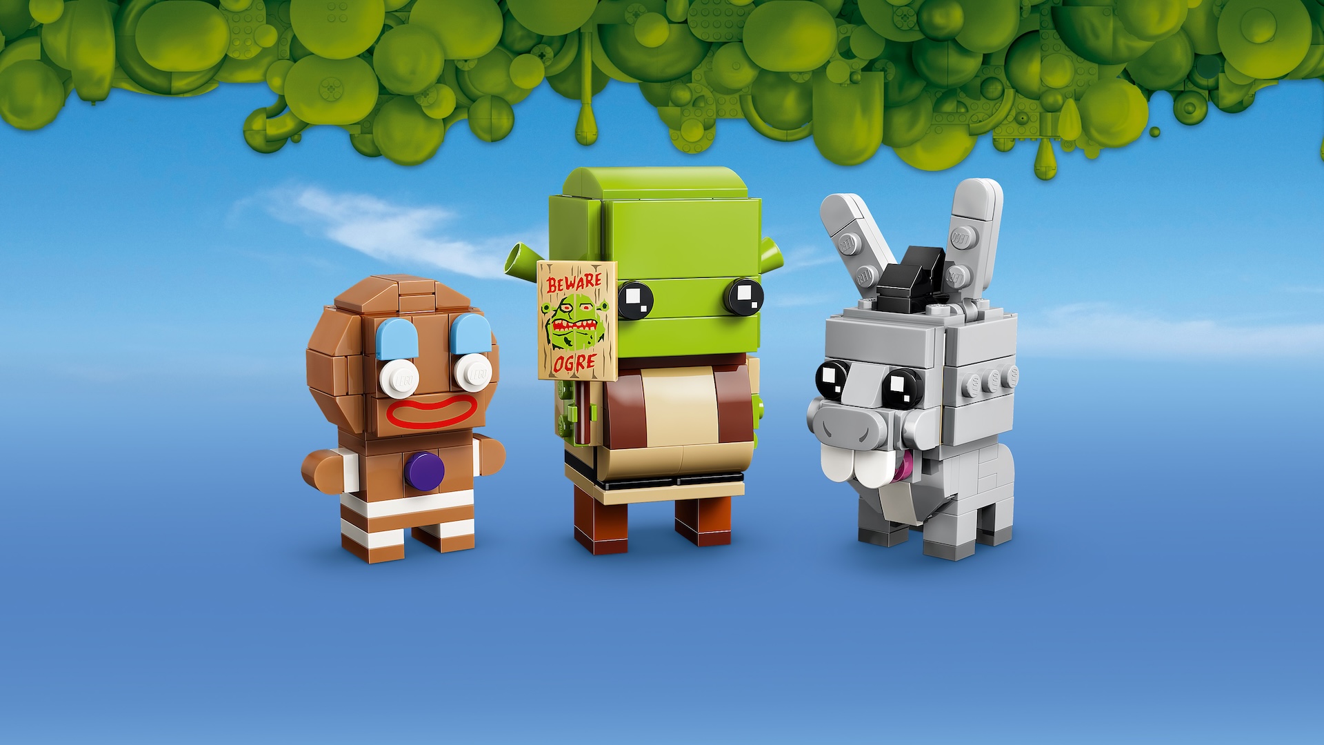 LEGO BrickHeadz 40923 Shrek, Donkey & Gingy-7
