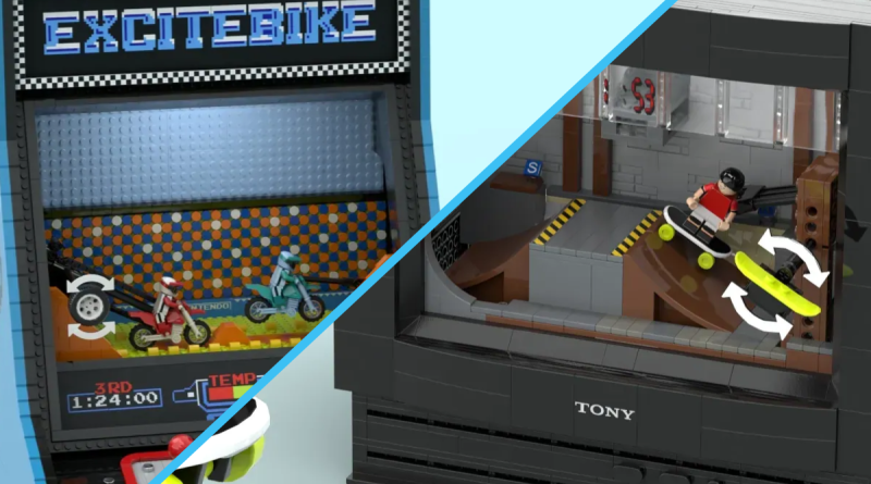 La fiebre de los videojuegos llega a LEGO. Ideas con dos presentaciones similares