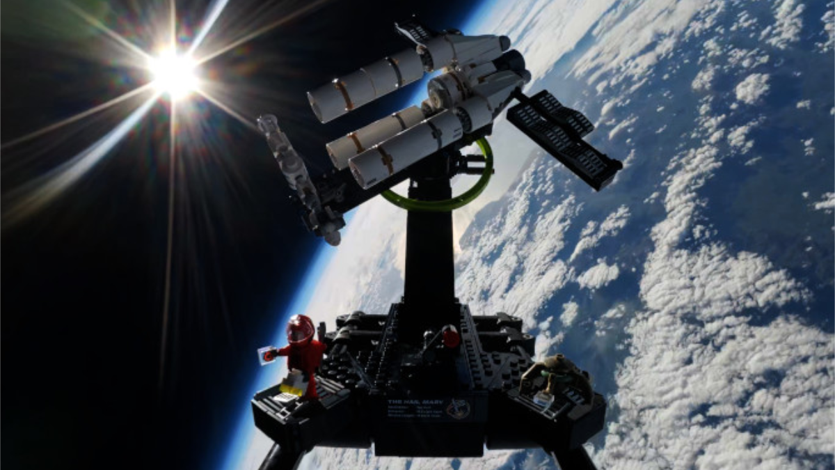 LEGO Project Hail Mary Heads to Space With a Wild Real-World Stunt