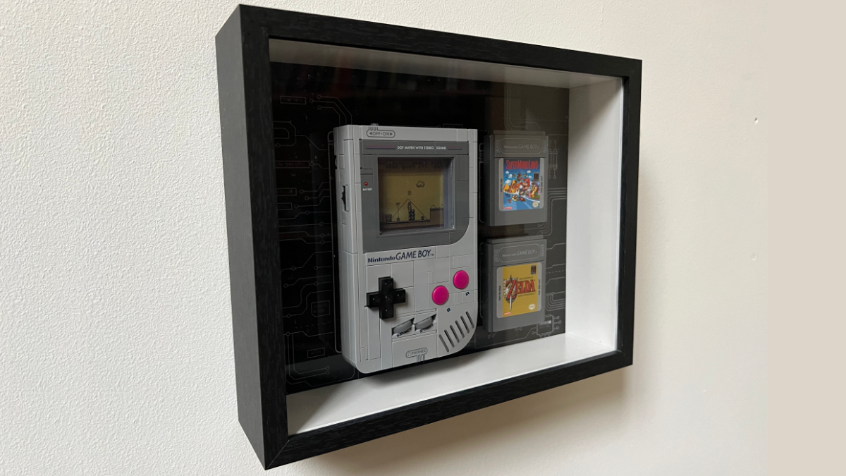 LEGO Game Boy Brick Zone Hub wall-mount display frame review