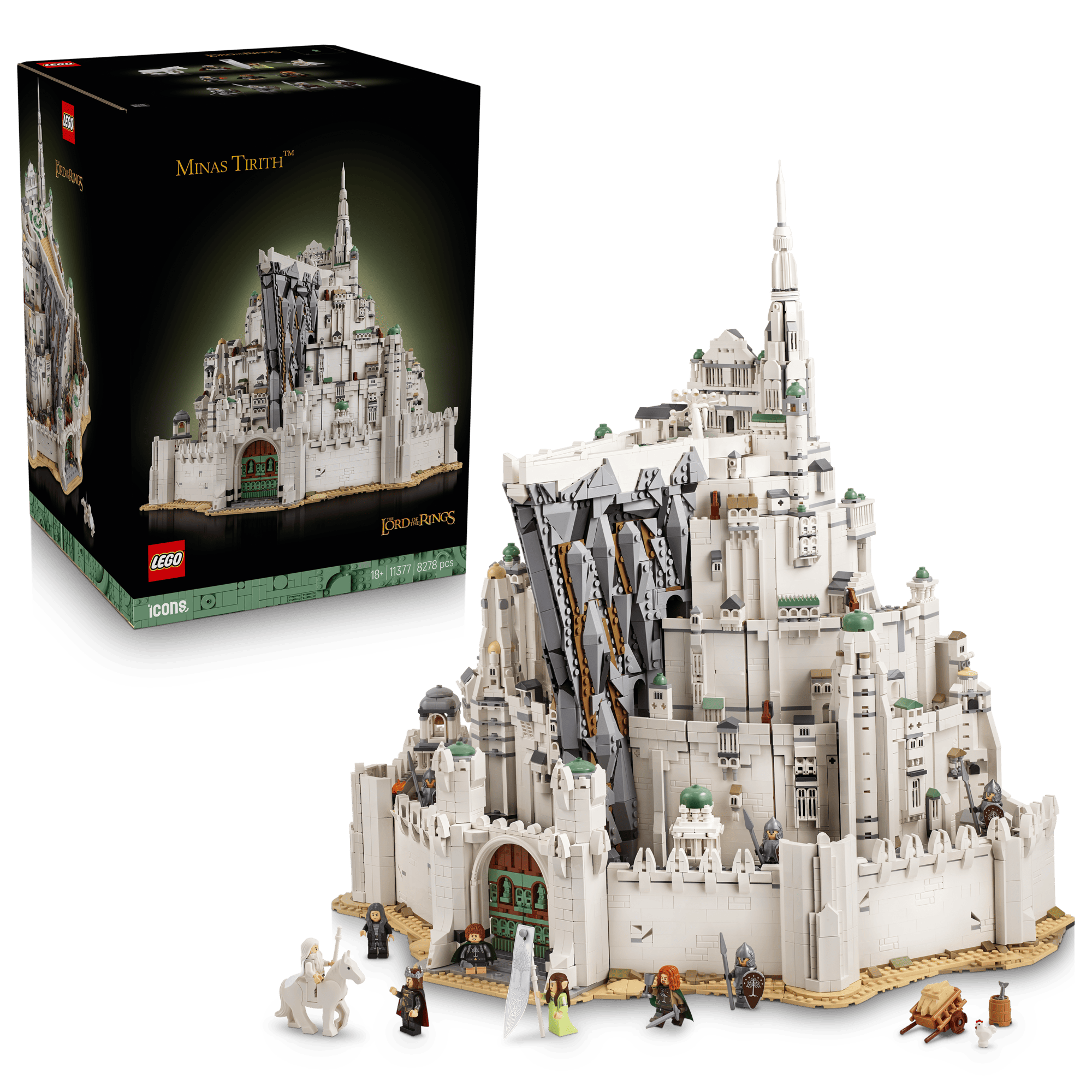 lego icons 11377 the lord of the rings minas tirith (3)