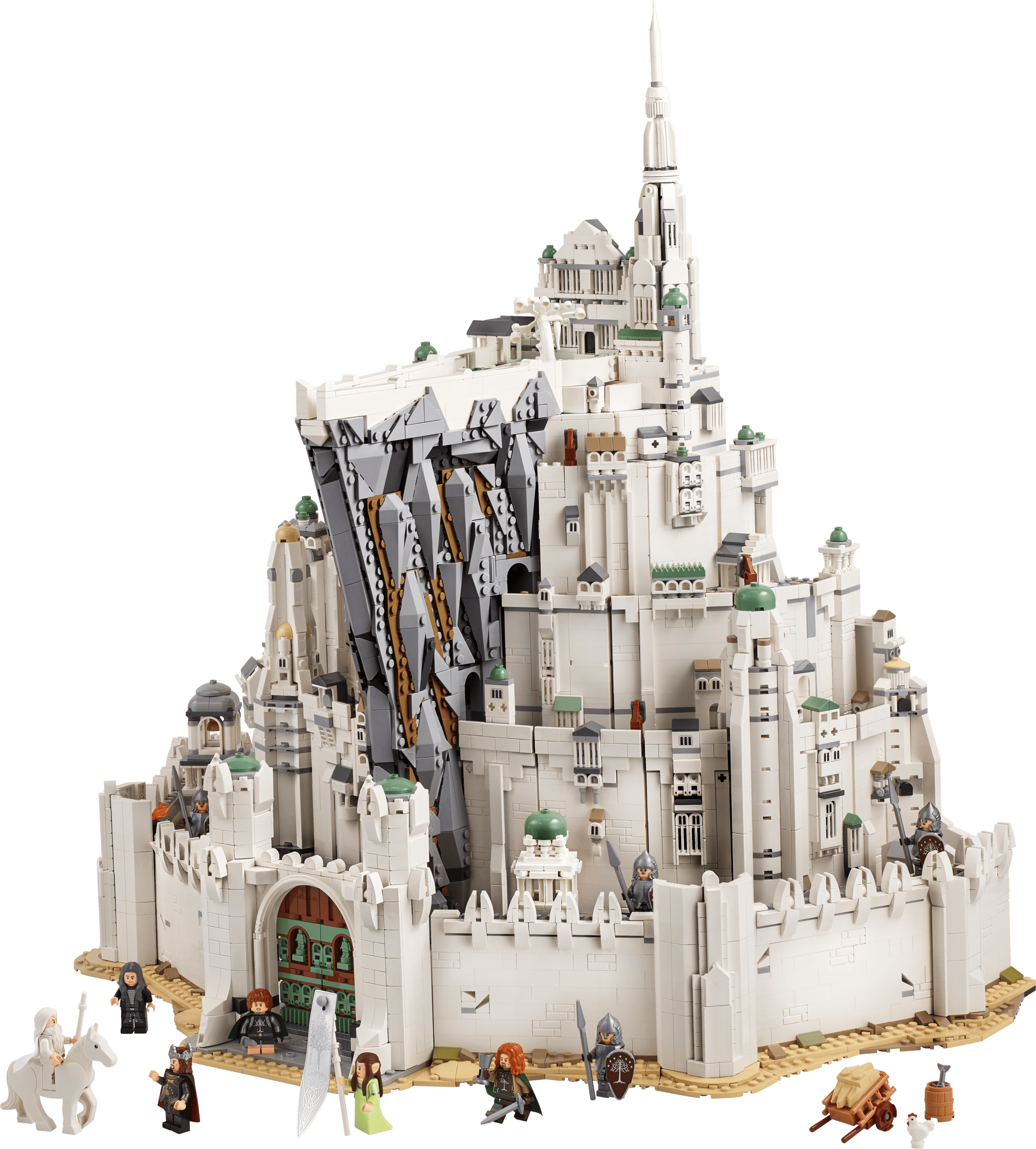 lego icons 11377 the lord of the rings minas tirith (4)