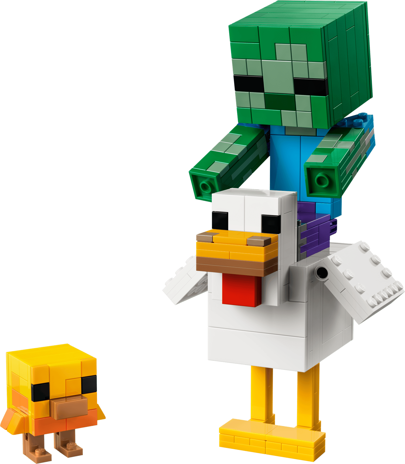 lego minecraft 21582 chicken jockey 1