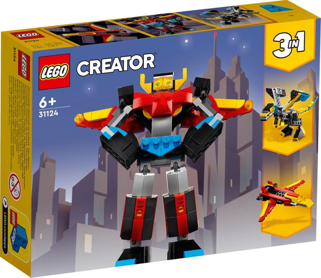 31124 LEGO Super Mech box back