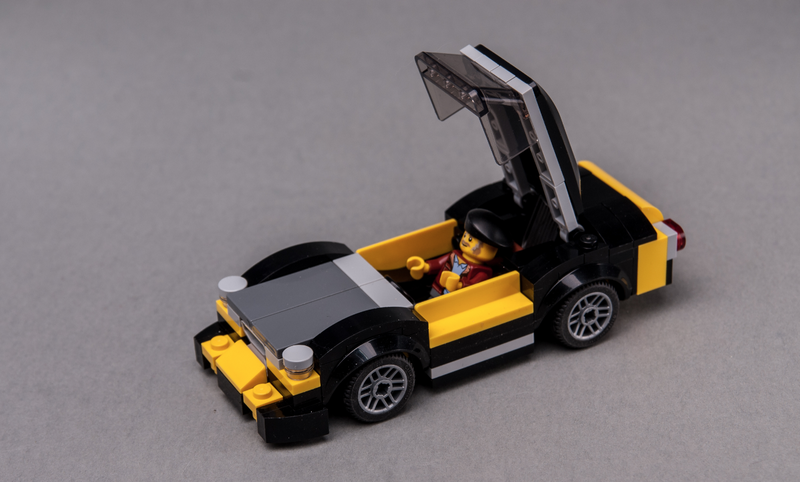 40532 Vintage Taxi Cool Sports Car 1