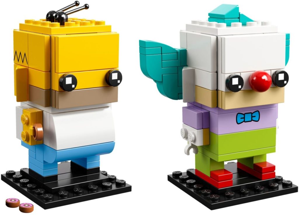 41632 Homer Simpson Krusty klovnen Brickheadz 1024x738