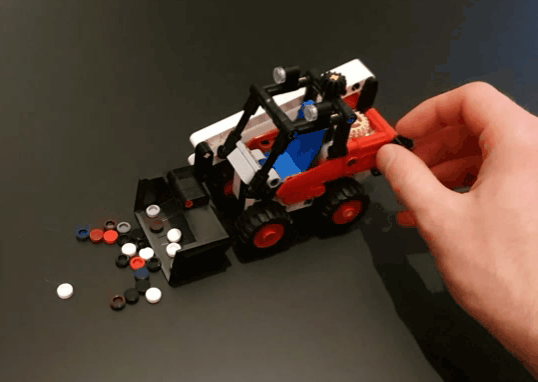  LEGO Technic Skid Steer Loader 42116 Model Building