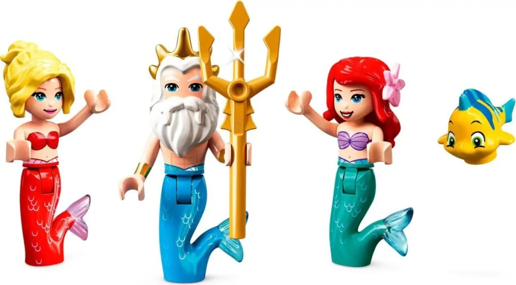 43207 Ariels Underwater Palace Triton and Daughters Disney