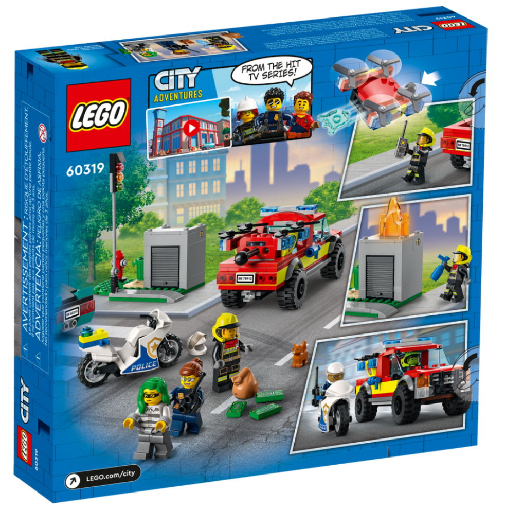 60319 Fire Rescue police chase box back