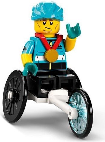 71032 12 wheelchair racer series 22 minifigures