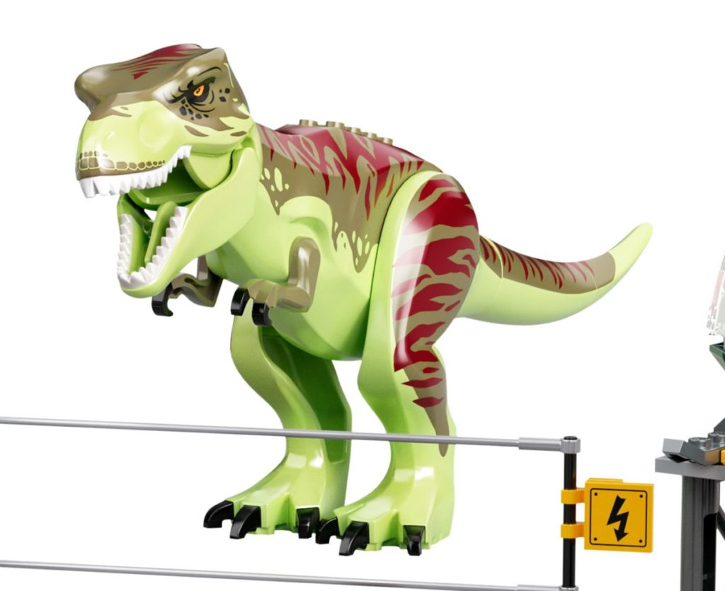 76944 LEGO Jurassic World T. rex Dinosaur Breakout dinosaur 1