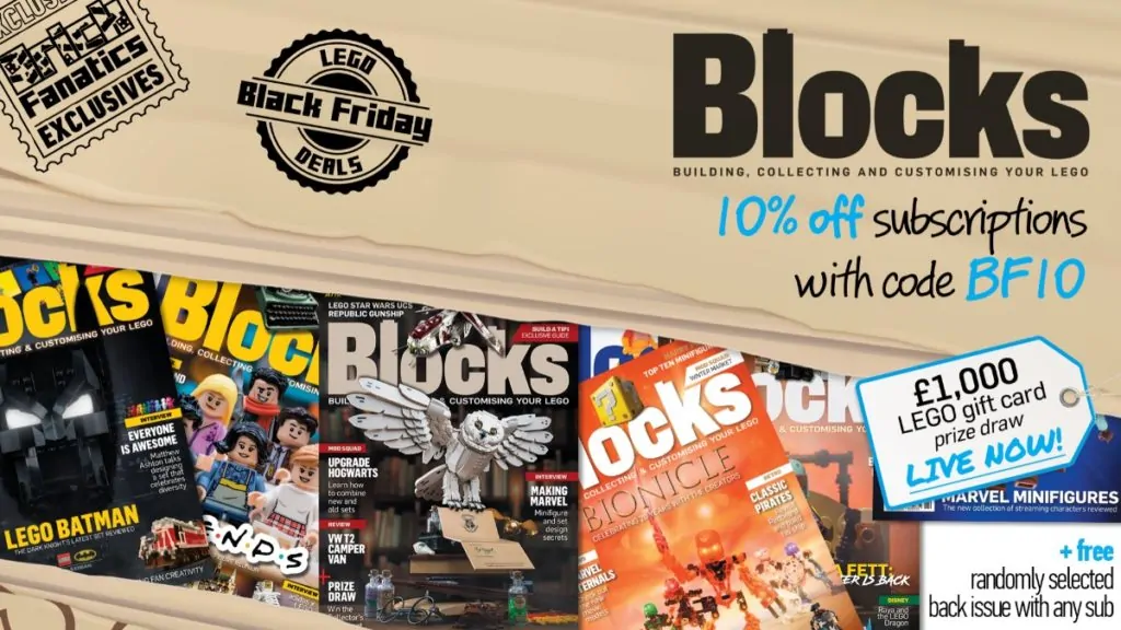 Brick Fanatics Blocks magazine Black Friday deals featured