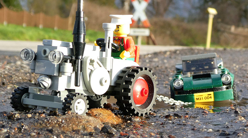 LEGO tractor