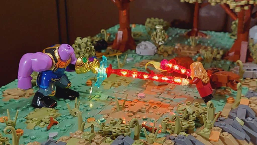 Brick Pic of the Day Wanda vs. Thanos