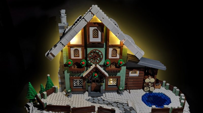 Brick Pic of the day winter cottage featured