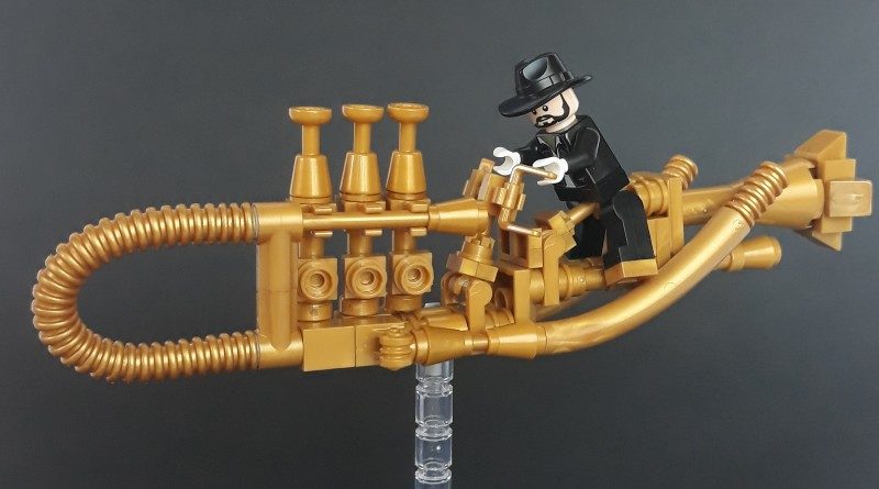 Dagens murstensbillede - musikalsk speeder fremhævet